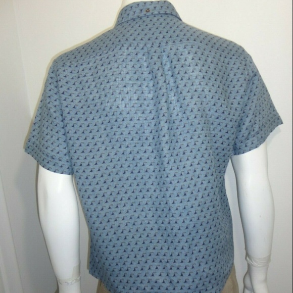 RODD & GUNN YORK BAY SLIM FIT PRINT LINEN 09/24 - Picture 6 of 9